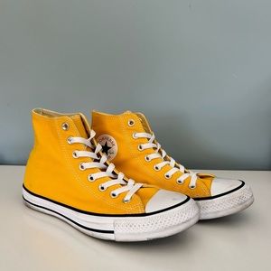 Yellow High Stop Converse